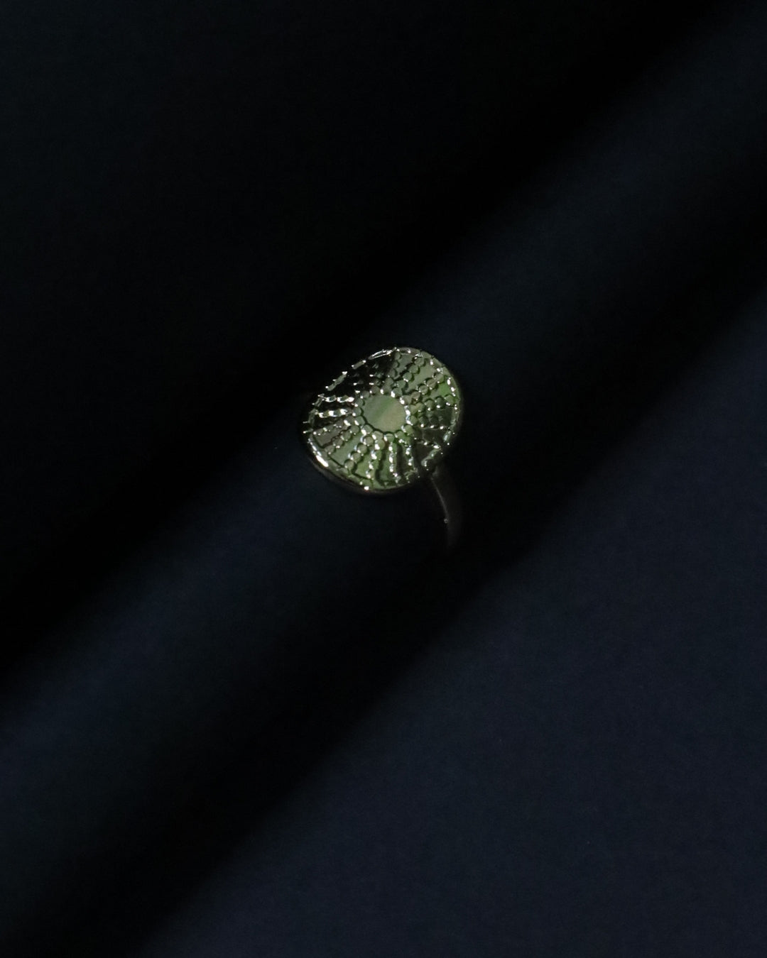 Celestial Sunburst stainless steel Adjustable Anti-Tarnish Minimalist Gold-Tone Linked Adjustable Ring, 18K Gold Plated Ring