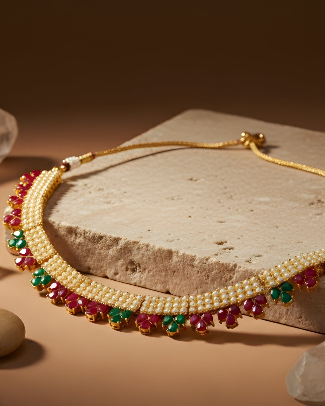 Single Patti Moti Chinchpeti Set