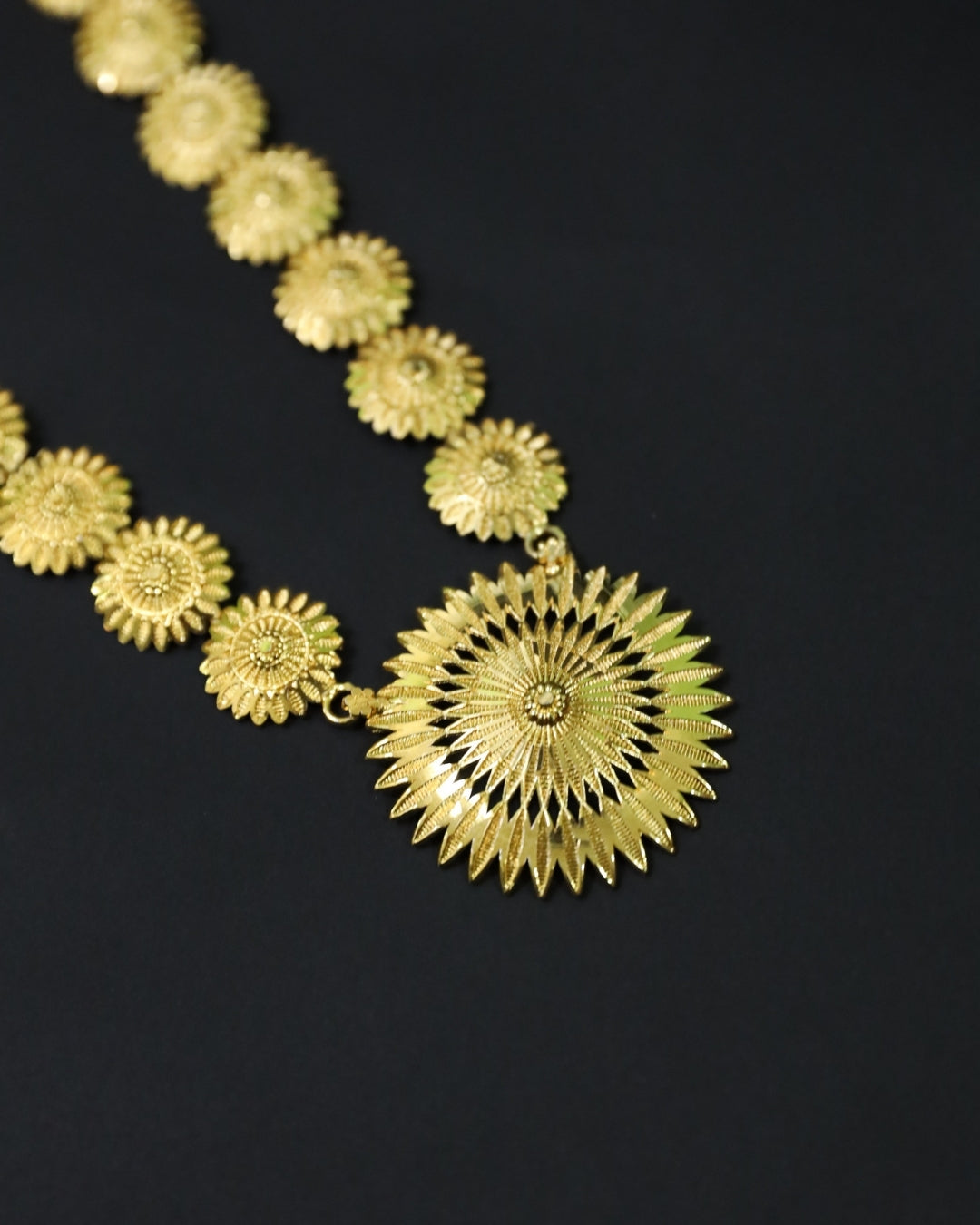 Golden Sunburst Micro Plated Haar Set