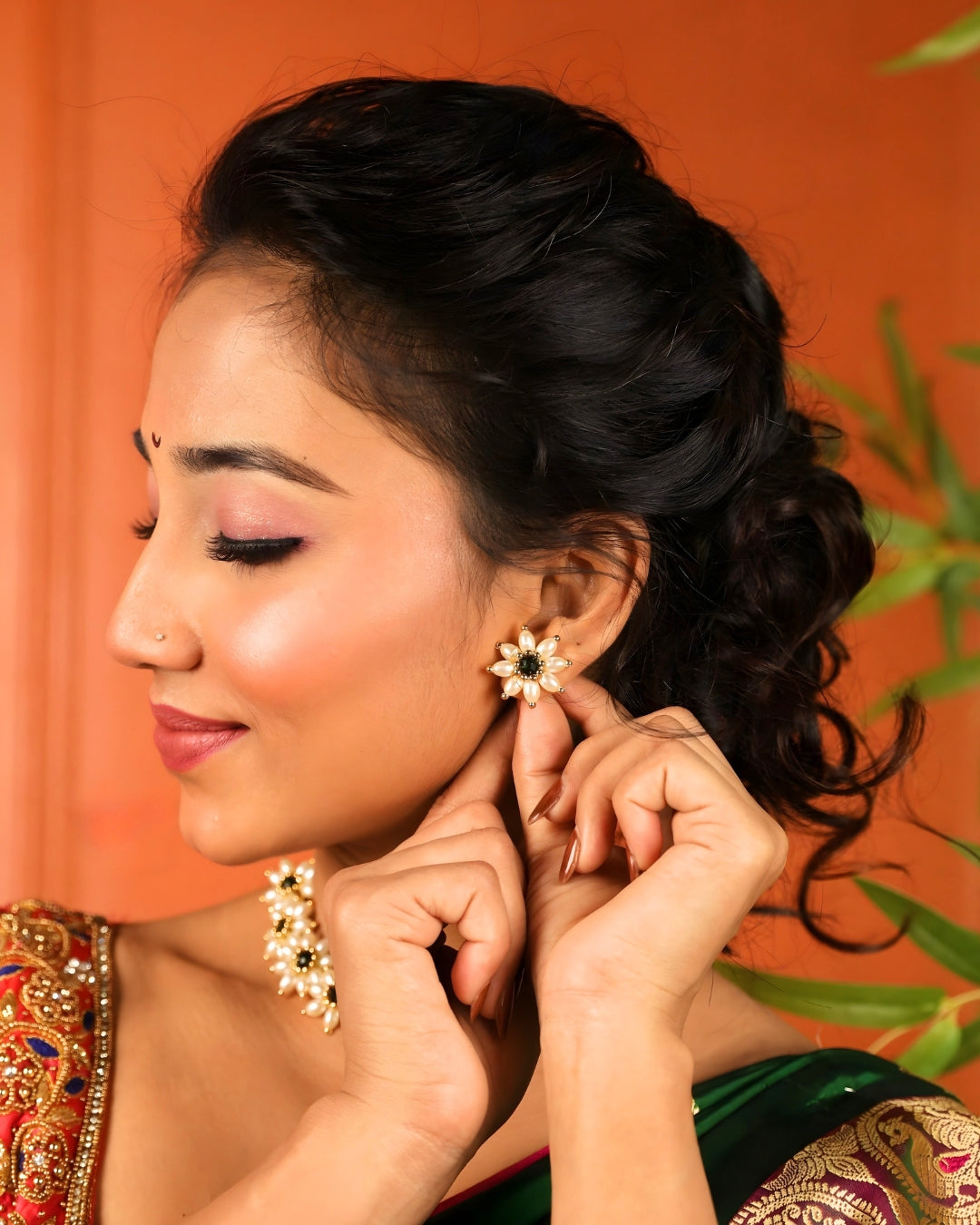 Moti Pushpa Chinchpeti Set