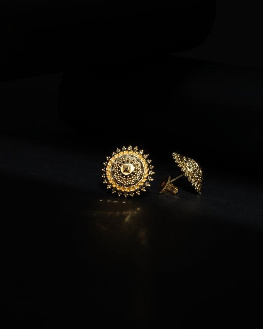 "Kundan-Chakra" Micro Plated Studs