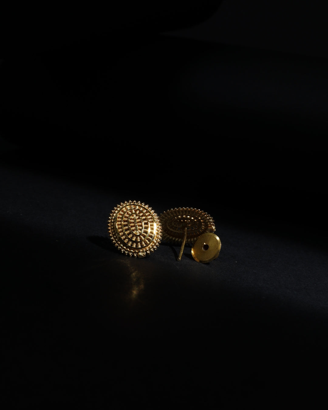 Oval Spiral Filigree Studs