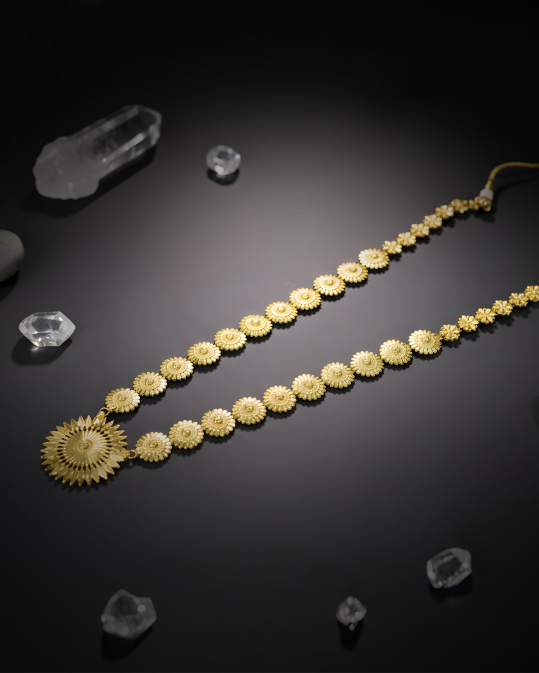 Golden Sunburst Micro Plated Haar Set