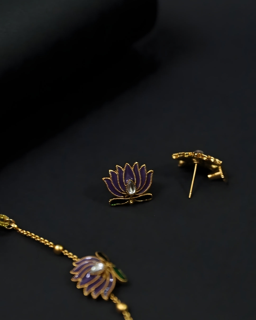 Kamal Pushpa Meenakari Haar