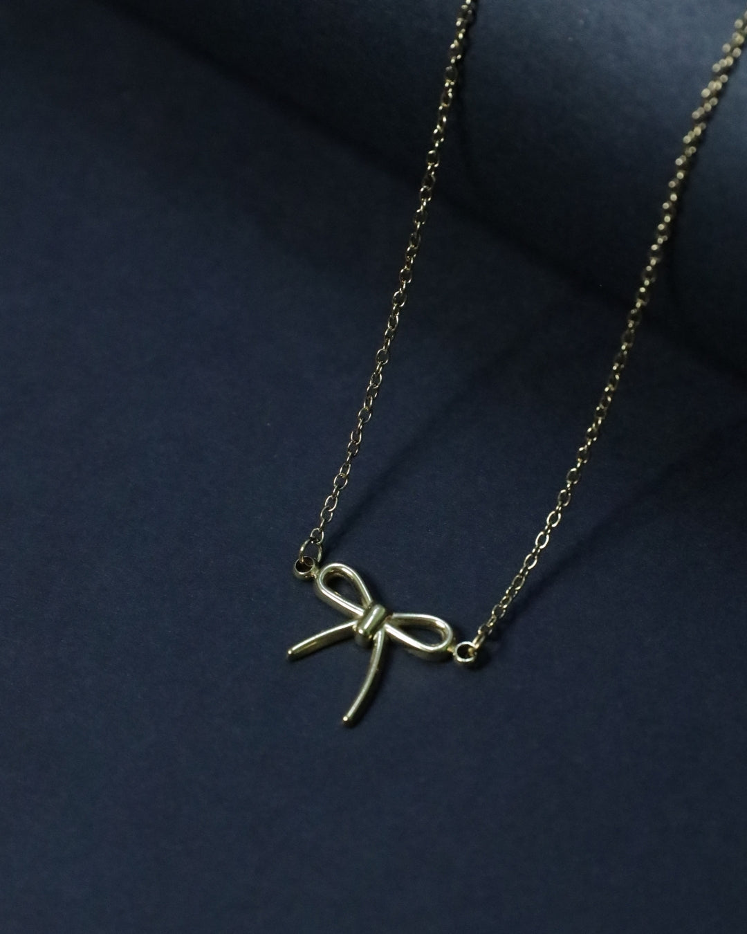 The Chic Bow Anti-Tarnish 18K Gold Plated Necklace