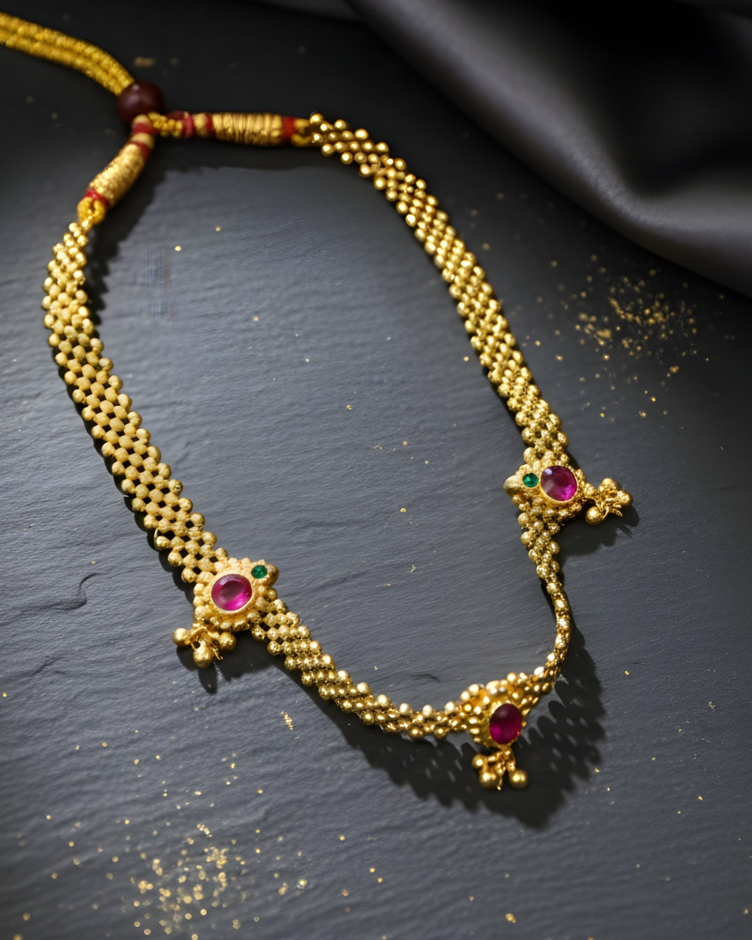 Maharashtrian Thushi Micro-Plated Necklace