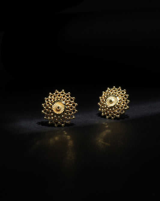 Peshwai Designer Micro Plating Round Studs