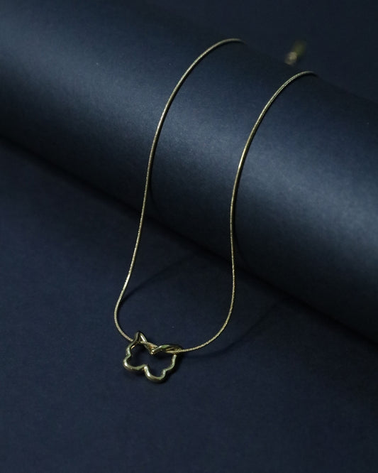 Luxe Serpentine 18k Gold Plated Anti Tarnish Butterfly Chain