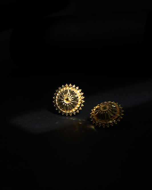 Sunburst Mandala Studs