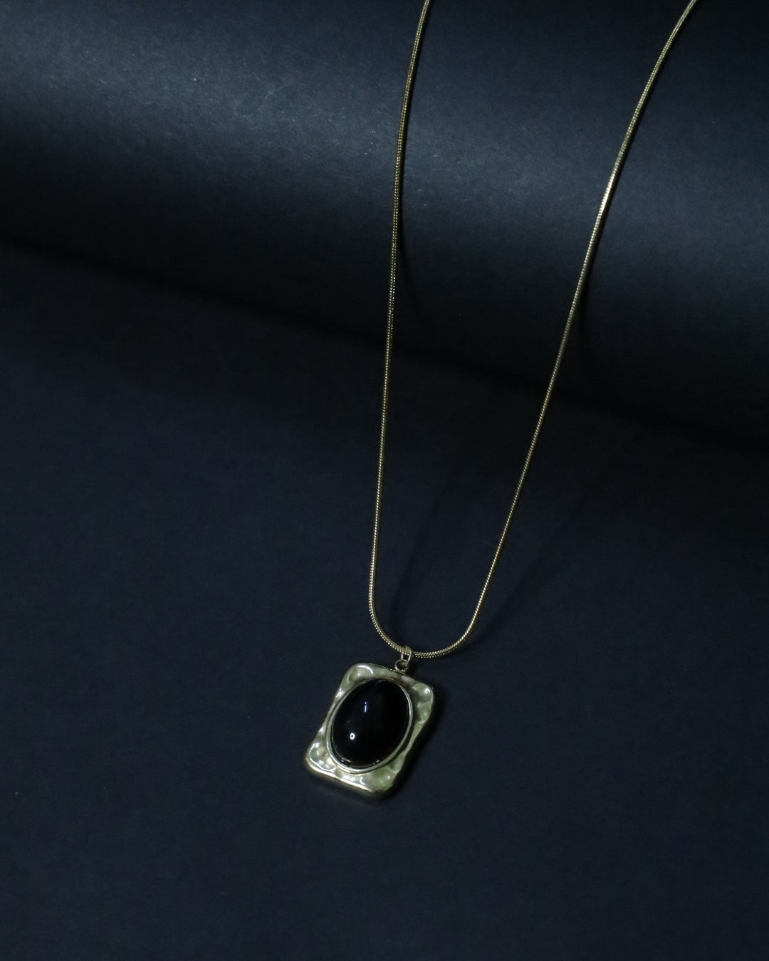 Blackout Gold 18k Gold Plated Anti Tarnish  Necklace