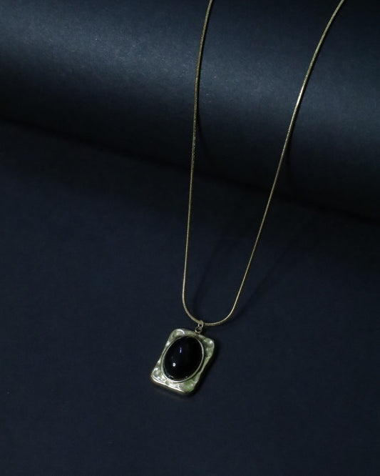 Blackout Gold 18k Gold Plated Anti Tarnish  Necklace