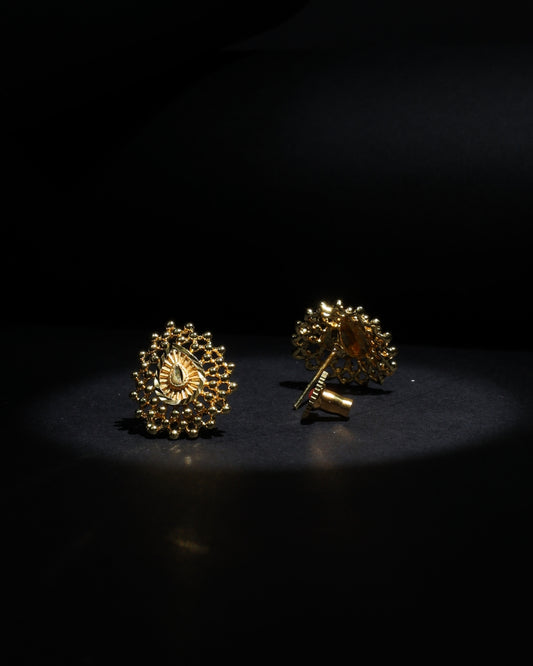 Micro-Plated Sunburst Studs