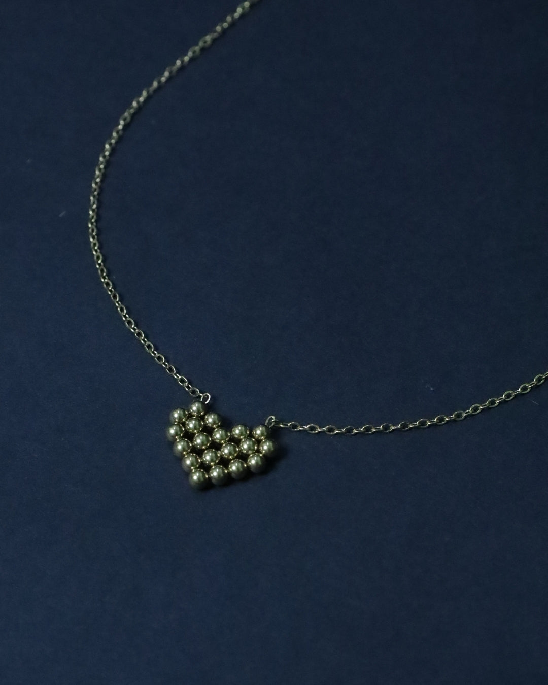 Golden Grain 18K Gold Plated Anti-Tarnish Heart Pendant