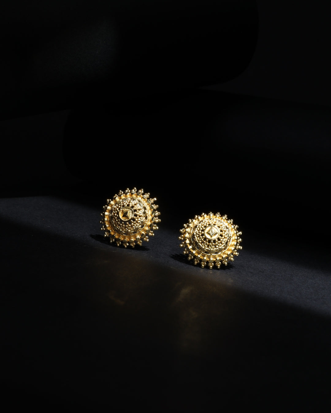 "Kundan-Chakra" Micro Plated Studs