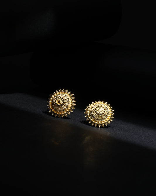 "Kundan-Chakra" Micro Plated Studs