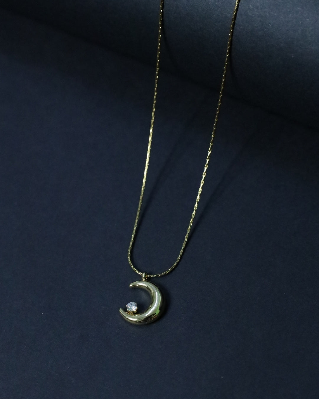 Luna Brilliance Anti-Tarnish 18K Gold Plated Necklace