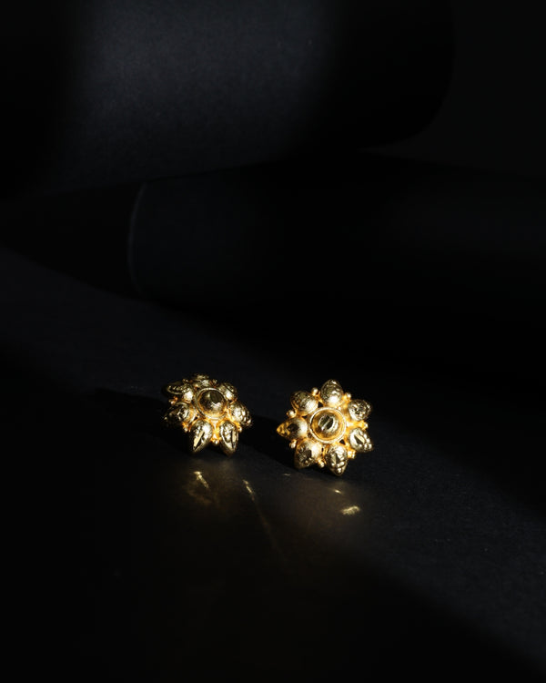 Faceted Petal Studs