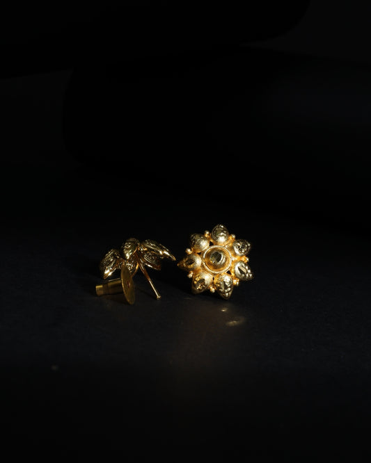 Faceted Petal Studs