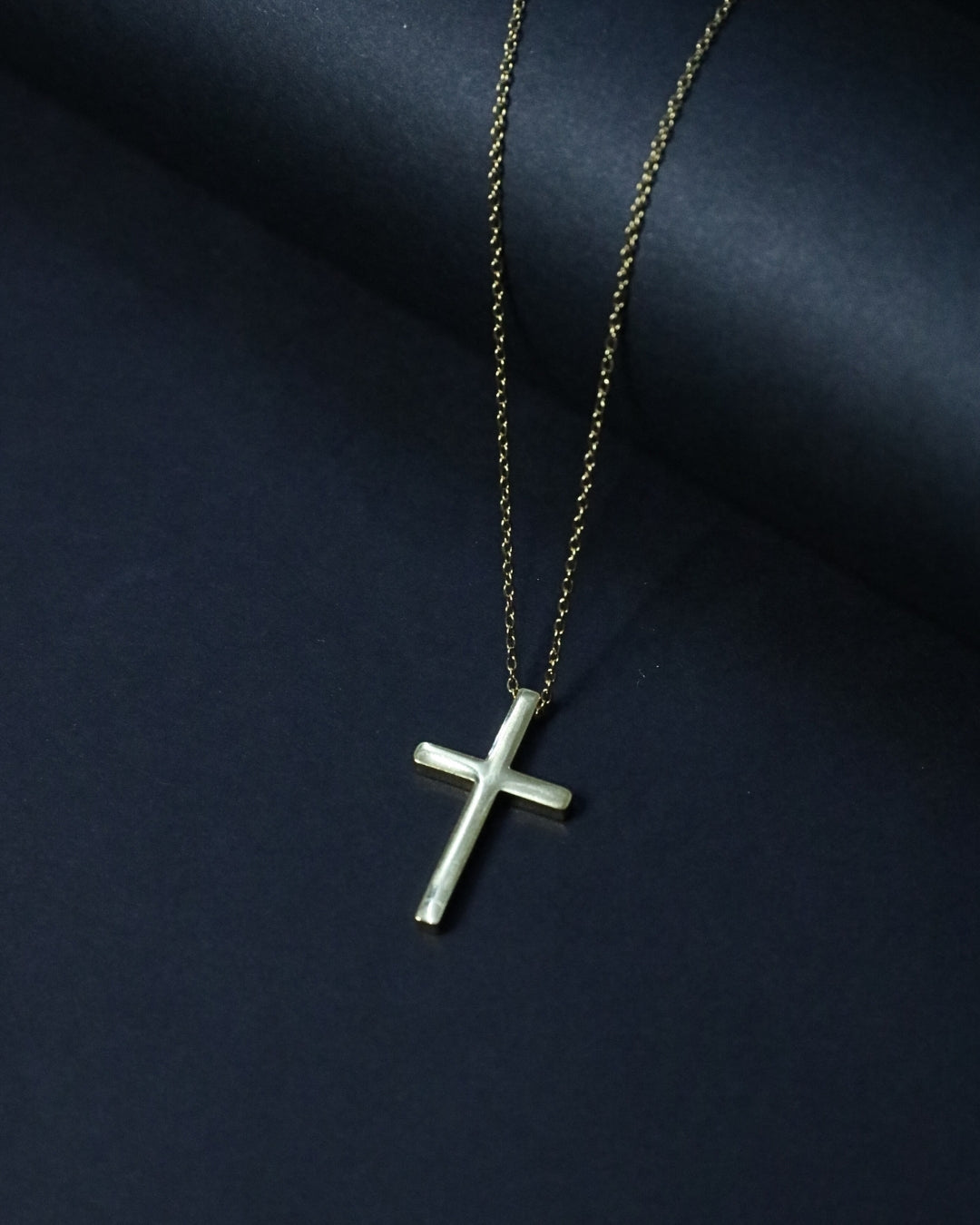 Eternal Shine 18K Gold Plated Anti-Tarnish Cross Necklace