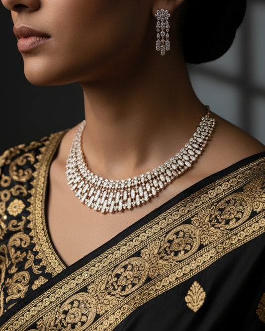 Eternal Bloom Anti-Tarnish Choker Set