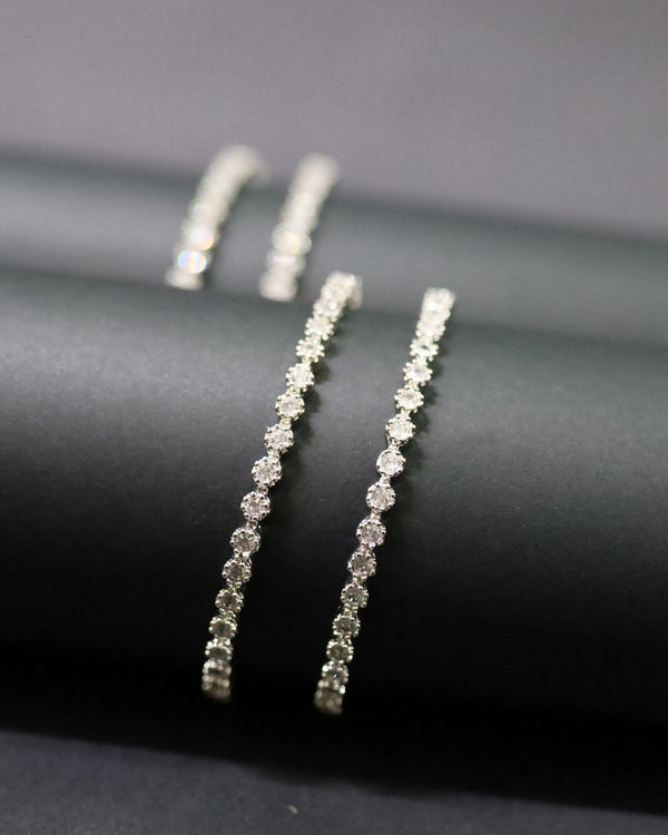 Luna Dew Bangles(Set of 4)